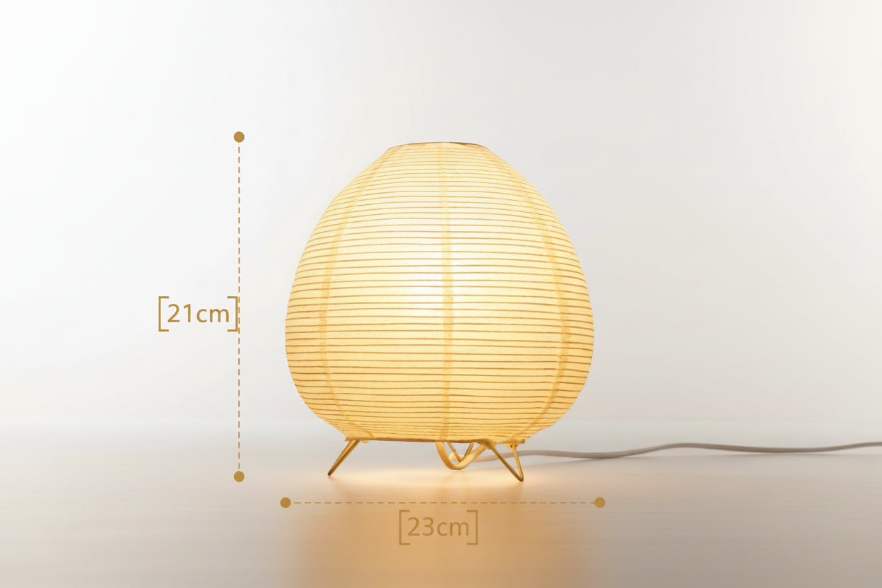 Lampe de chevet Élégante en Papier de Riz – Lumière Douce & Ambiance Intemporelle